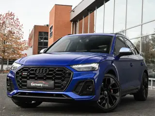 Audi SQ5 SPORTBACK 3.0TDI 342 pk Quattro Ultra Blauw Luchtvering Pano Carbon 360Cam B&O Sfeerverl Tr
