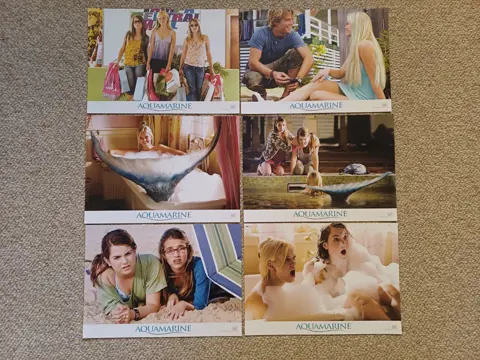 AQUAMARINE lobbycard set.