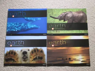 EARTH NED. lobbycard set.