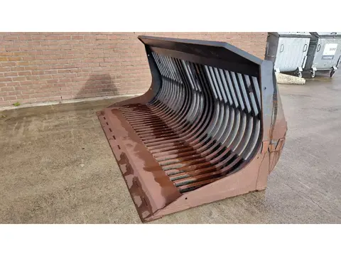 Caterpillar Skeleton bucket for wheel loader / system 2000 / 2.85m wide / as good as new