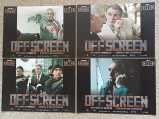 OFF SCREEN lobbycard set.