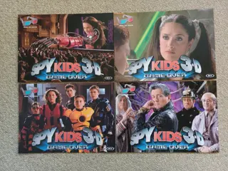 SPY KIDS 3-D GAME OVER lobbycard set.