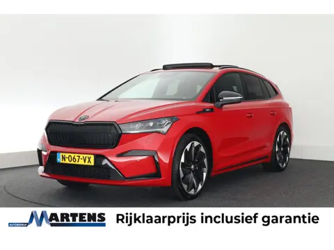 Skoda Enyaq iV 80 Sportline 204pk SOH 94% Camera Stoelverwarming Memory Keyless Navigatie Panoramada