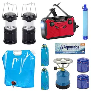 Noodpakketten en noodrantsoen.