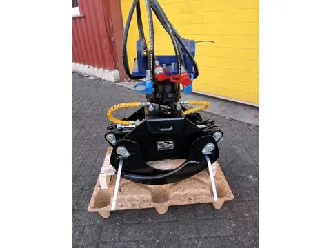 HÄÑER Houtklem met rotator Cw05 opname minigraver