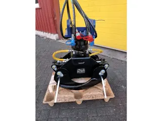 HÄÑER Houtklem met rotator Cw05 opname minigraver