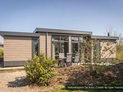 Luxe modern chalet op veelzijdig park vlakbij zee en De Cocksdorp