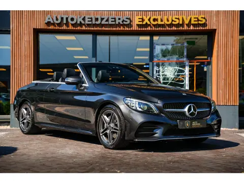 Mercedes-Benz C-klasse Cabrio 200 AMG Line Airscarf Burmester Multibeam LED Stoelverw. Navigatie 18'