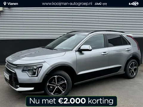 Kia Niro 1.6 GDi Hybrid DynamicPlusLine €2700 Voordeel! ACTIEPRIJS! Nieuw uit voorraad leverbaar. Me
