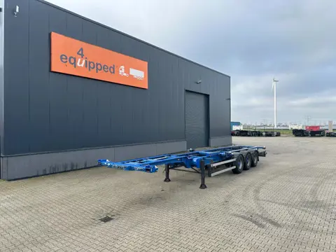 Contar 40FT HIGH CUBE chassis / liftaxle / drumbrakes / NL-Chassis/ APK: 02-2026