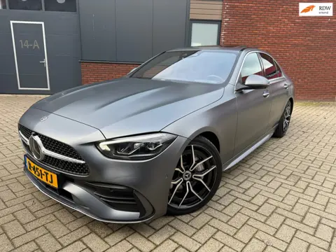 Mercedes-Benz C-klasse 200 4MATIC AMG HYBRIDE/SCHUIFDAK/LED/BURMESTER/360 CAMERA/STUURVERWARMING/MAS