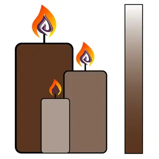 Kaarsen kleurstof BRUIN 5gr.