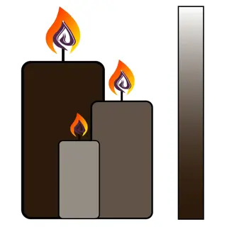 Kaarsen Kleurstof Donker Bruin 5gr.