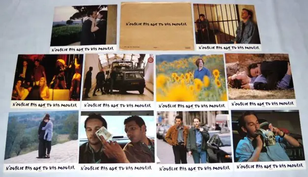 N ' OUBLIE PAS QUE TU VAS MOURIR lobbycard set.