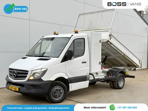 Mercedes-Benz Sprinter 514 2.2 CDI Kipper Open Laadbak Dubbellucht Kist 3.5t Trekhaak Euro 6 Cruise 