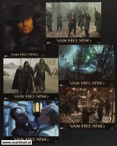 VAN HELSING lobbycard set.