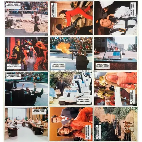 THE NUDE BOMB lobbycard set.