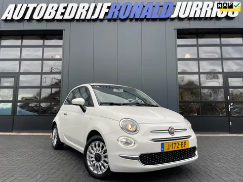 Fiat 500 1.0 Hybrid Lounge NL.Auto/26Dkm/Cruise-control/Navigatie/Apple Carplay/Airco/Half-Leder/1St