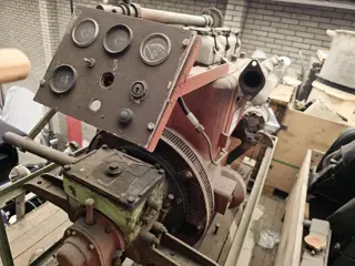 Lister 15 HP OLD SHIPS DIESEL ENGINE WITH  REVERSING CLUTCH