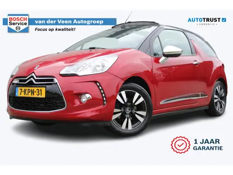 Citroën DS3 Cabrio 1.2 VTi So Chic | Incl. 12 maanden garantie | Cruise control | Elektrisch dak | T
