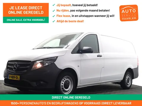 Mercedes-Benz Vito 109 CDI Euro 6 Lang- Airco, Elek Pakket, 3 Pers, Achterklep, Grijs kenteken