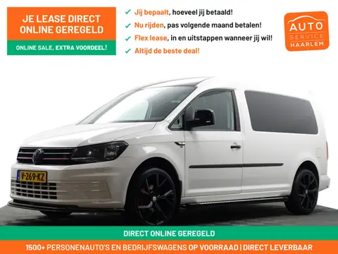 Volkswagen Caddy Maxi 2.0 TDI Euro 6 L2 R-line+ Design Leder, Treeplanken, Bluetooth Audio, Two Tone
