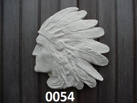 Indiaan hoofd wanddecoratie