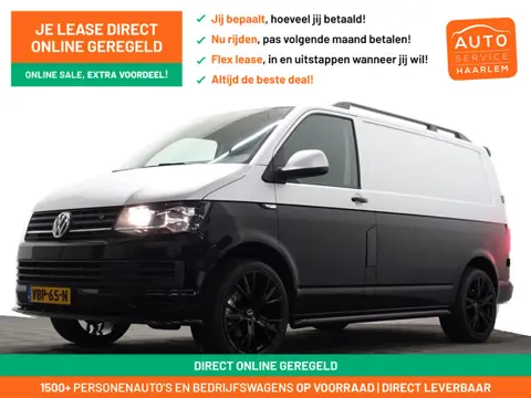Volkswagen Transporter 2.0 TDI Euro 6 R-Line+ Two-Tone, Luxury Leder, Clima, Cruise, Grijs kenteken