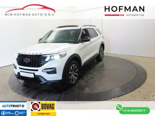 Ford Explorer 3.0 V6 EcoBoost PHEV ST-Line 7P Trekh Pano Camera B&O Parel lak  Vol Leder ZW hemel