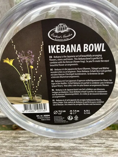 IKEBANA BOWL EN KENZAN PRIKKER JAPANSE BLOEMSIERKUNST