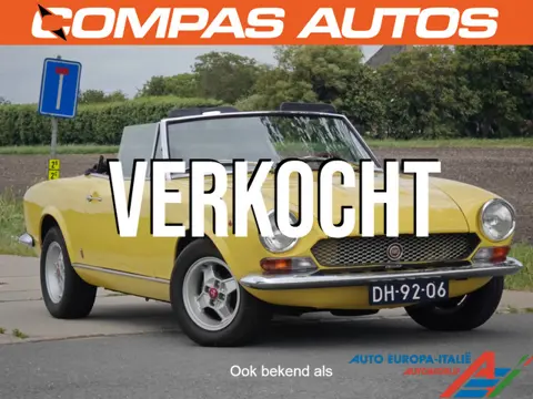 Fiat 124 Spider 2.0 L Unieke uitvoering (bj 1970)