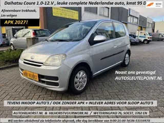 Daihatsu Cuore 1.0-12V Azure Nederlandse auto, weinig km, apk 2027!!