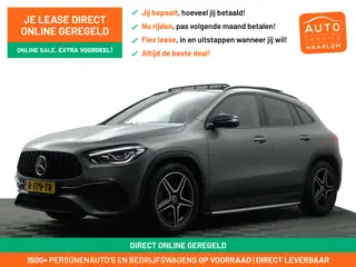 Mercedes-Benz GLA 200 AMG Night Edition Aut- Designo Mountaingrijs Magno, Panoramadak, Carbon Treepl