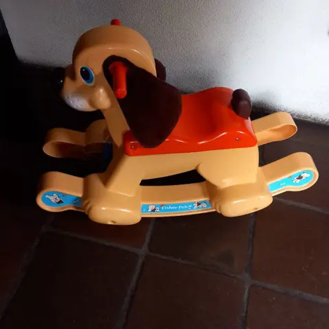 Fisher Price , schommelhond - vintage