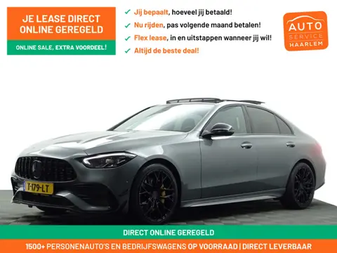 Mercedes-Benz C-Klasse 180 AMG Performance Aut- Panoramadak, Laser Led, Sfeerverlichting, Concavers,