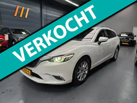 Mazda 6 Sportbreak 2.0 SkyActiv-G 165 Skylease GT LEDER KEYLESS PDC NAP NL AUTO