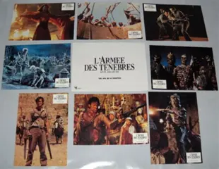 EViL DEAD 3 Army of Darkness lobbycard set.