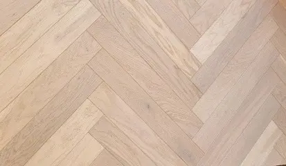 Visgraat Parketvloer geborsteld en geolied