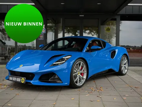 Lotus Emira 3.5 V6 First Edition Automaat LM velgen  Cognac Sportinterieur First Edition  Rode remkl