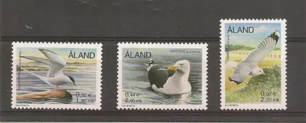 Postzegels Aland Vogels