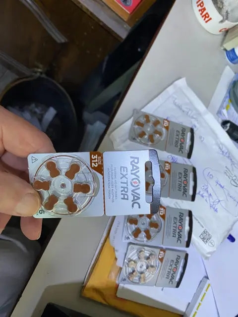 hoor-apparaat batterijen RAYOVAC 312 Bruin , 5 x 6 stuks