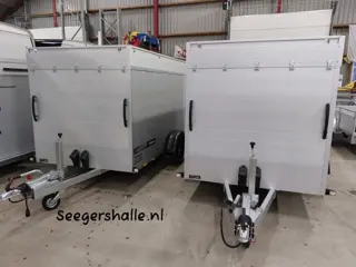 Anssems gesloten aanhanger met zeer lage laadvloer