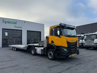VELDHUIZEN P48-2 Knikkende semi dieplader + IVECO S-WAY 360 (Maar 264528km)