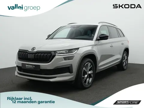 Skoda Kodiaq 1.5 TSI 150 pk DSG Sportline Business | Geheugenstoel | Leder/alcantara | Matrix LED | 