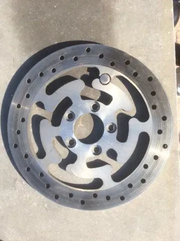 Harley twincam BREMBO achterste remschijf (dikke)