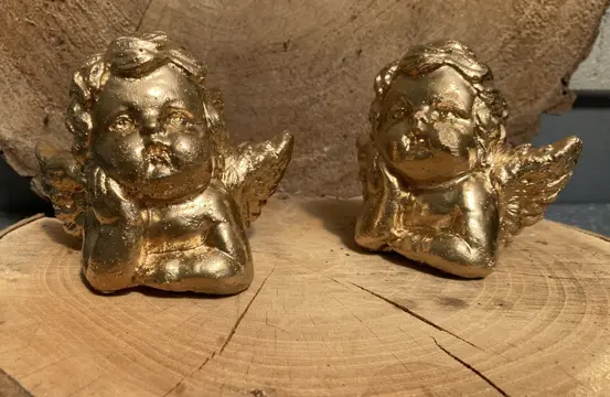 ENGEL KLEINE BUSTE GOLD NIEUW