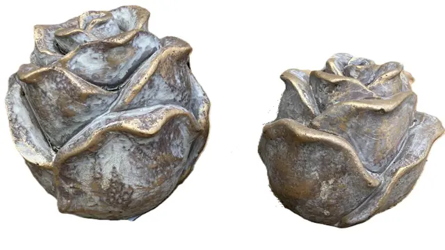 ROSE CONCRETE OLD GOLD SET NIEUW