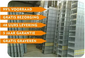 Dirks glazenwassersladder 25% korting