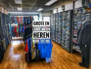 Grote en Lange maten herenkleding 9XL