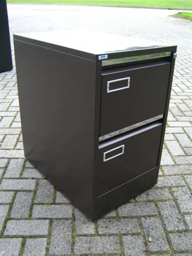 1x Hangmap kast 2-ladig